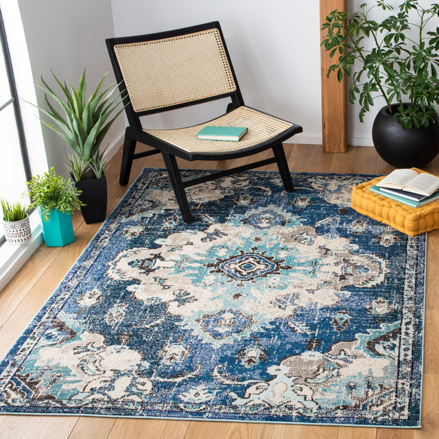 Safavieh Madison Mad484N Navy/Ivory Rugs.