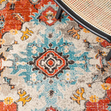 Safavieh Madison Mad484P Orange/Light Blue Rugs.