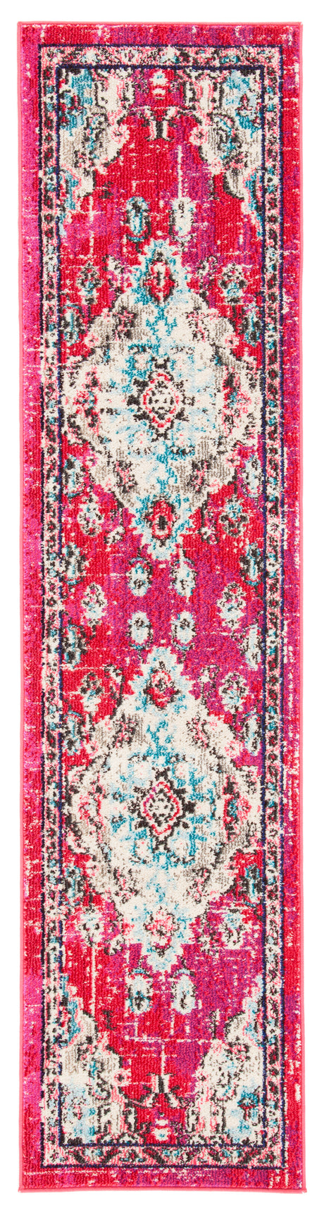 Safavieh Madison Mad484R Fuchsia/Light Blue Rugs.