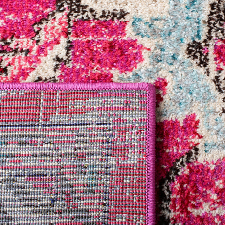 Safavieh Madison Mad484R Fuchsia/Light Blue Rugs.