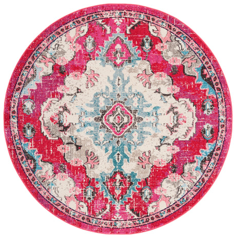 Safavieh Madison Mad484R Fuchsia/Light Blue Rugs.