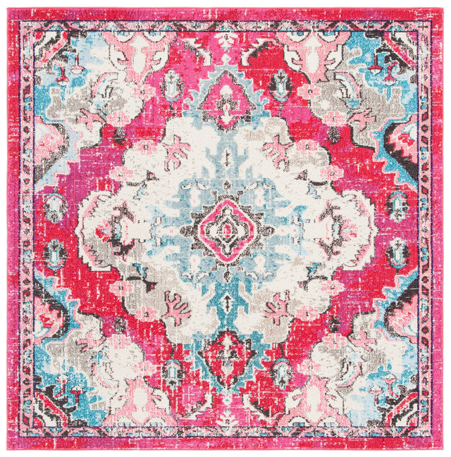 Safavieh Madison Mad484R Fuchsia/Light Blue Rugs.