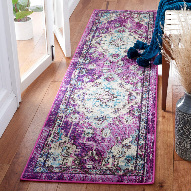 Safavieh Madison Mad484V Lavender/Light Blue Rug.