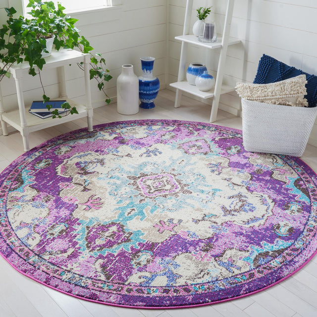 Safavieh Madison Mad484V Lavender/Light Blue Rug.