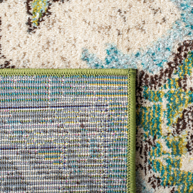 Safavieh Madison Mad484Y Green/Light Blue Rug.