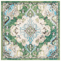 Safavieh Madison Mad484Y Green/Light Blue Area Rug