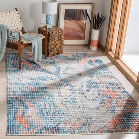 Safavieh Madison Mad492F Grey/Blue Rugs.