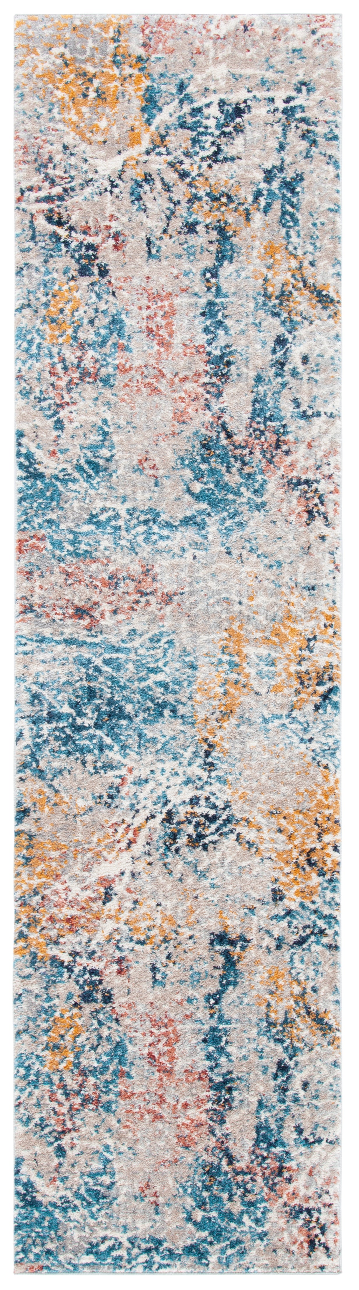 Safavieh Madison Mad494F Grey/Orange Area Rug