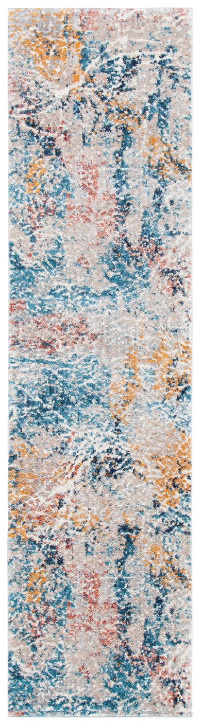 Safavieh Madison Mad494F Grey/Orange Area Rug