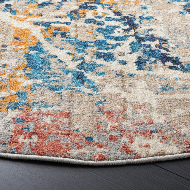 Safavieh Madison Mad494F Grey/Orange Rugs.