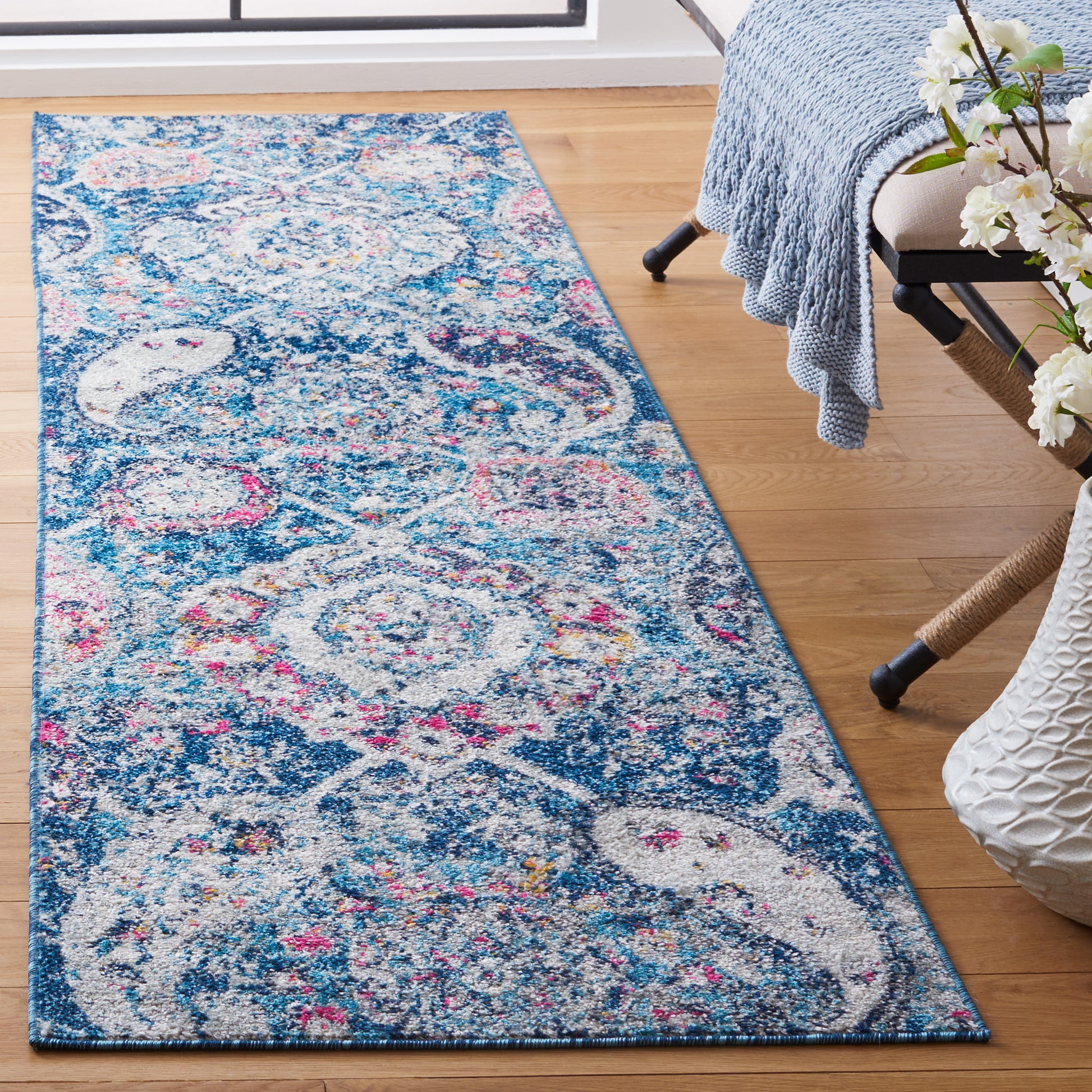 Safavieh Madison Mad600M Blue/Grey Area Rug