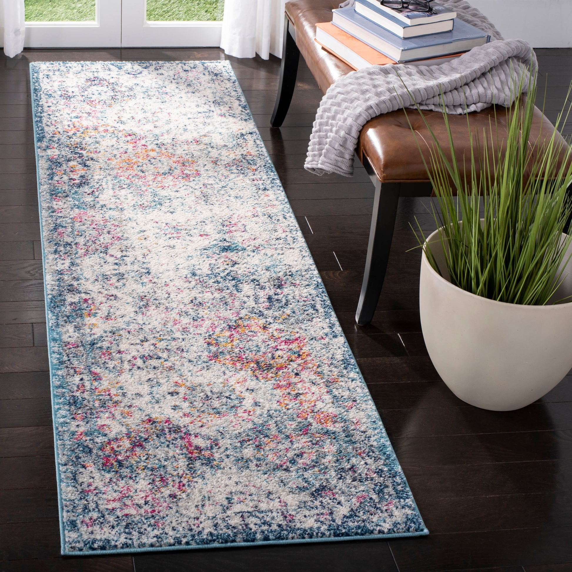 Safavieh Madison Mad611N Navy/Teal Area Rug