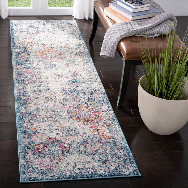 Safavieh Madison Mad611N Navy/Teal Rug.