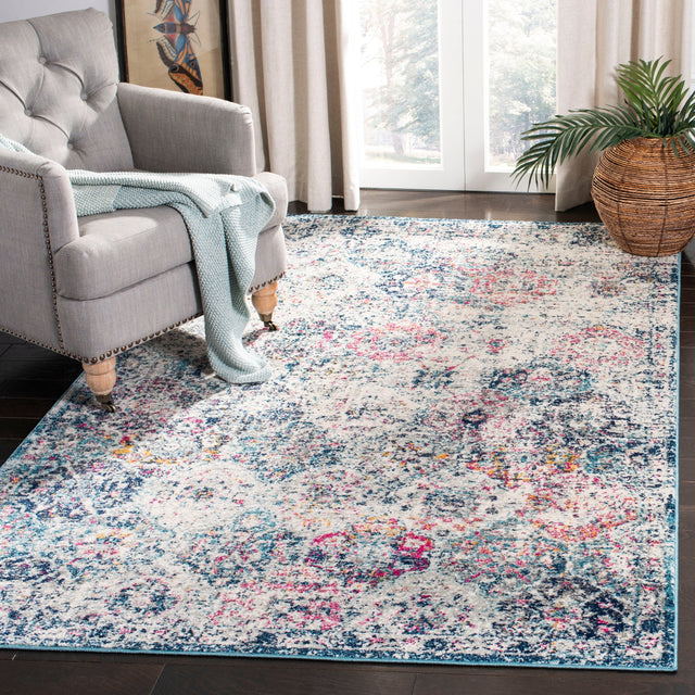 Safavieh Madison Mad611N Navy/Teal Rug.