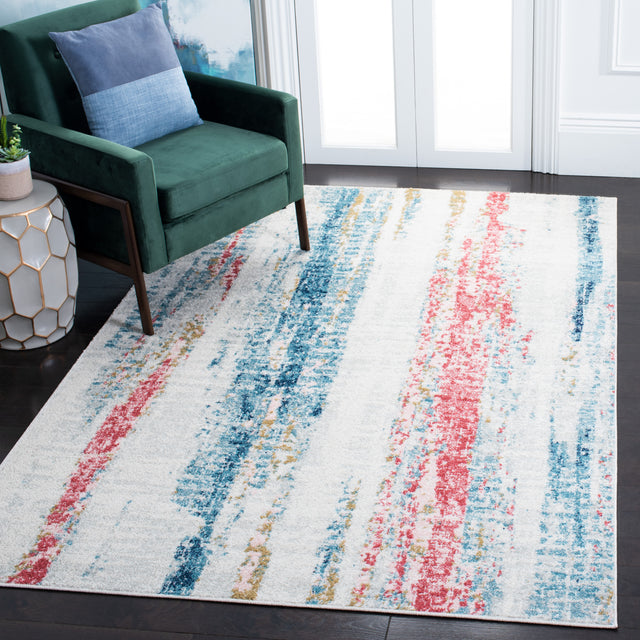 Safavieh Madison Mad640A Ivory/Blue Rugs.