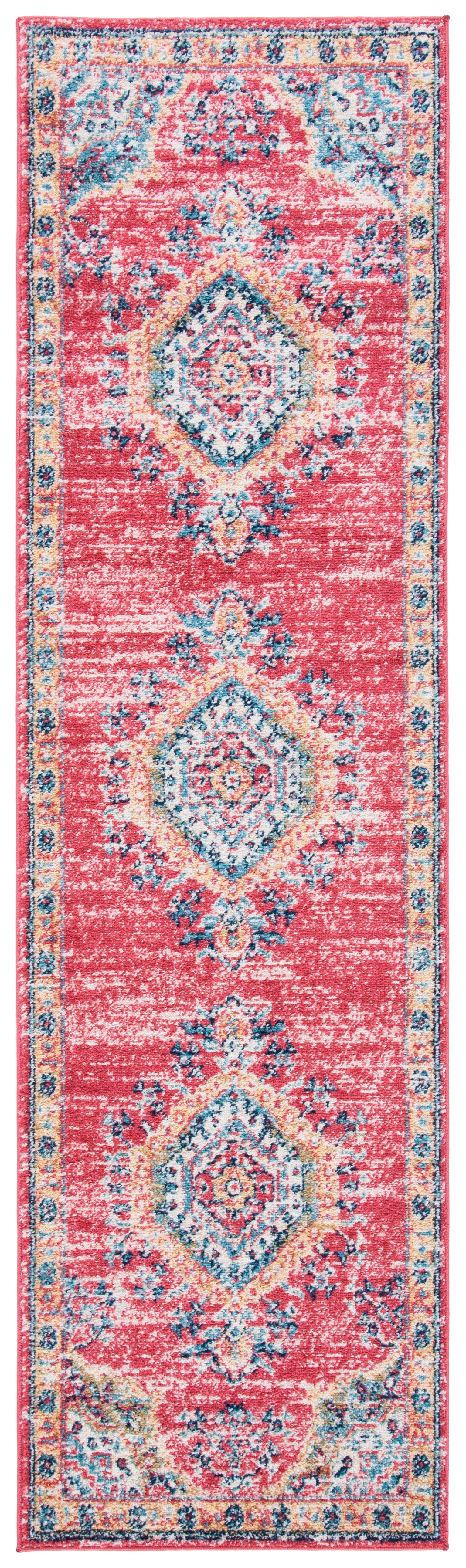 Safavieh Madison Mad658P Orange/Light Blue Area Rug