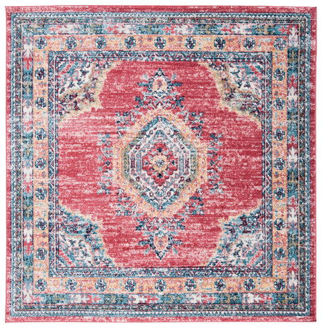 Safavieh Madison Mad658P Orange/Light Blue Rugs.