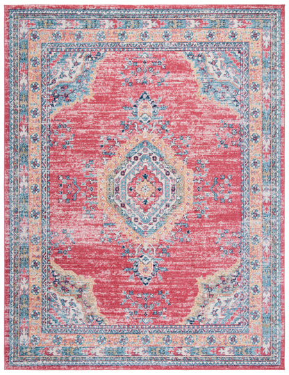 Safavieh Madison Mad658P Orange/Light Blue Area Rug