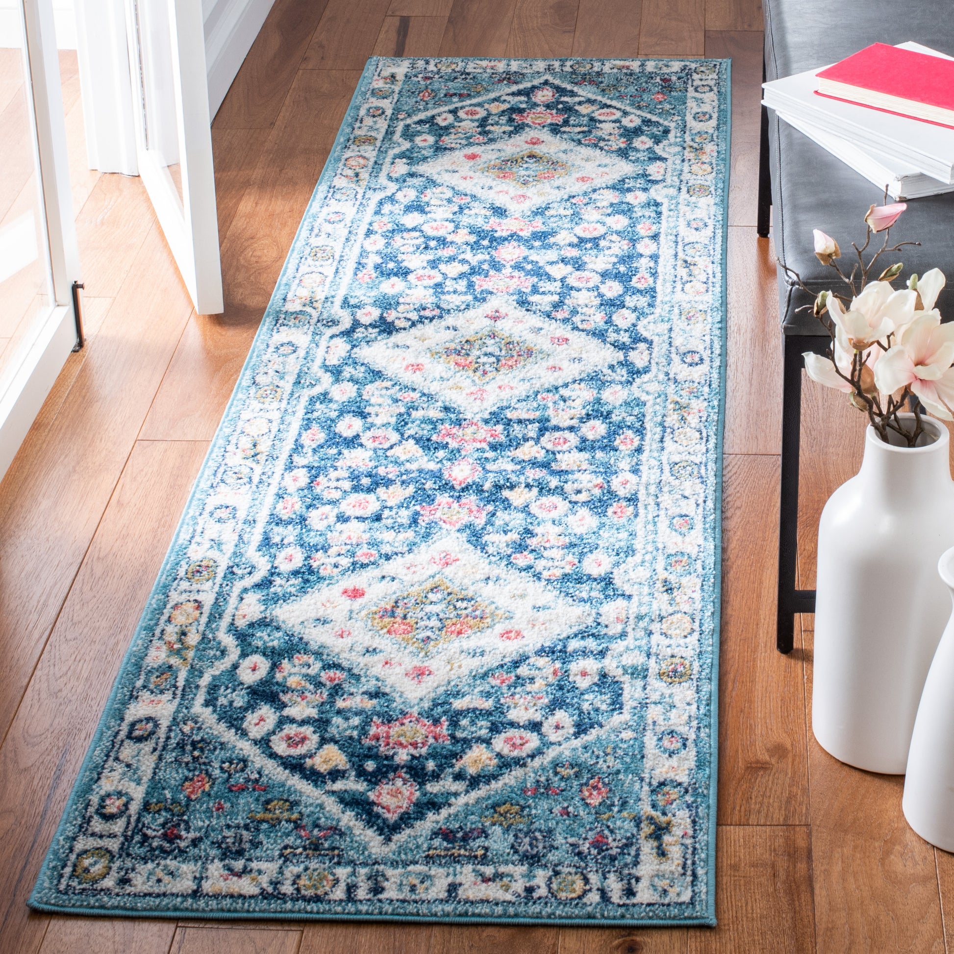 Safavieh Madison Mad670M Light Blue/Ivory Area Rug