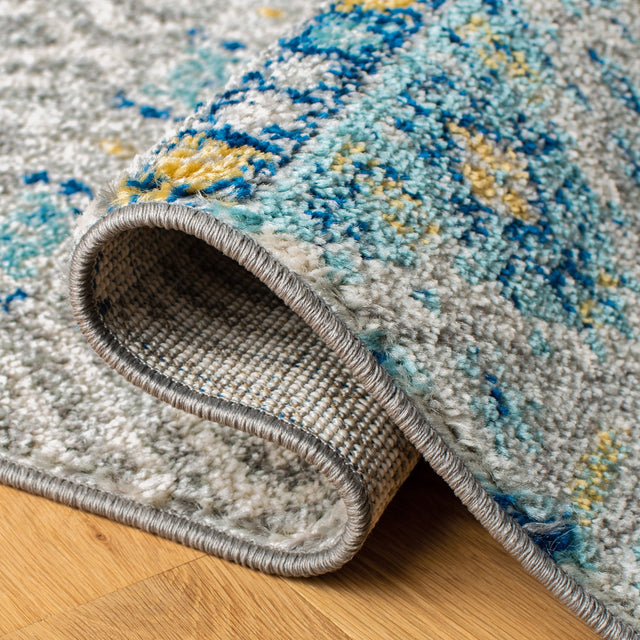 Safavieh Madison Mad797G Grey/Turquoise Rug.