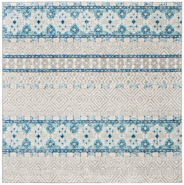 Safavieh Madison Mad797G Grey/Turquoise Rug.