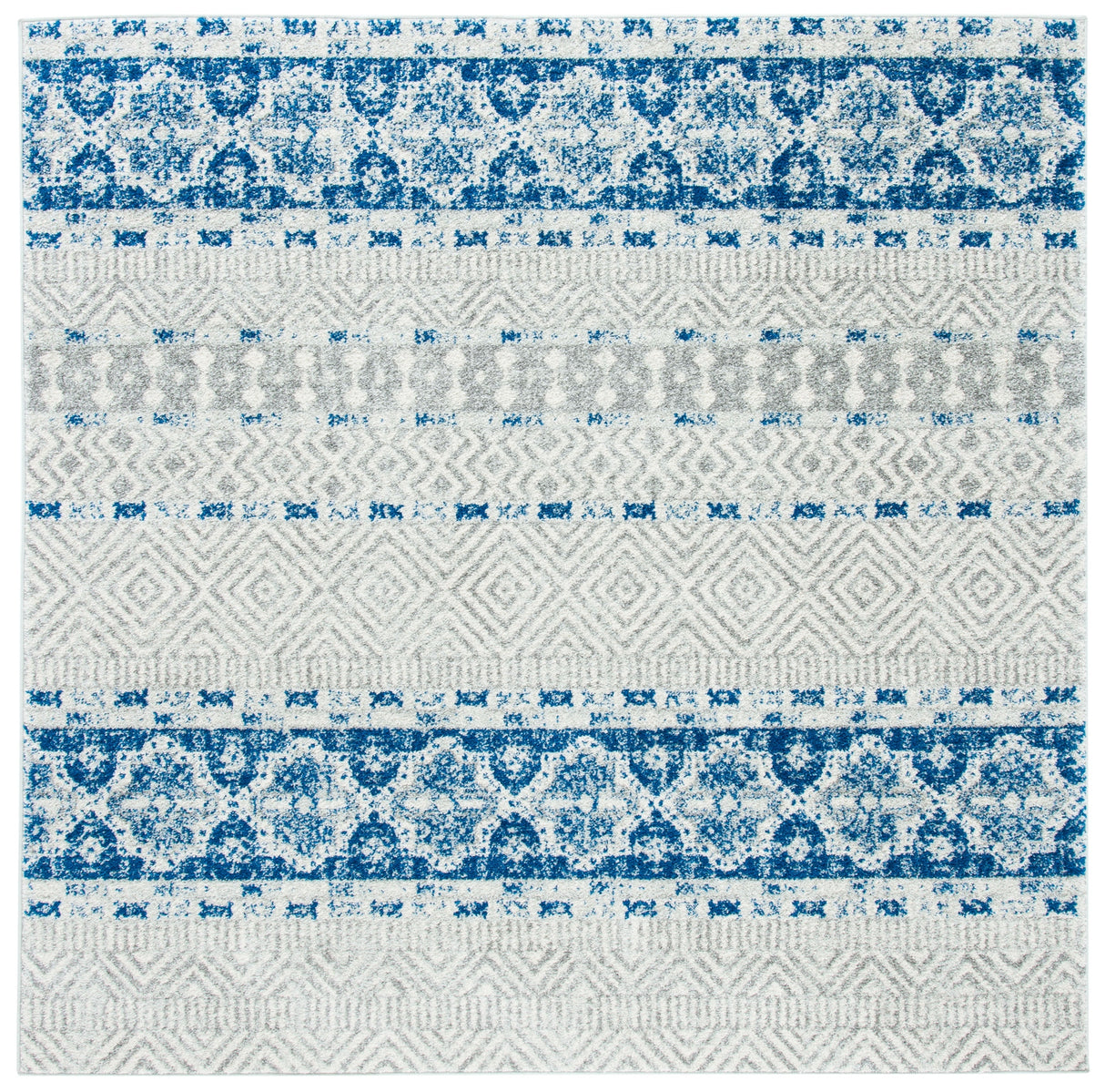 Safavieh Madison Mad797J Silver/Navy Rug.