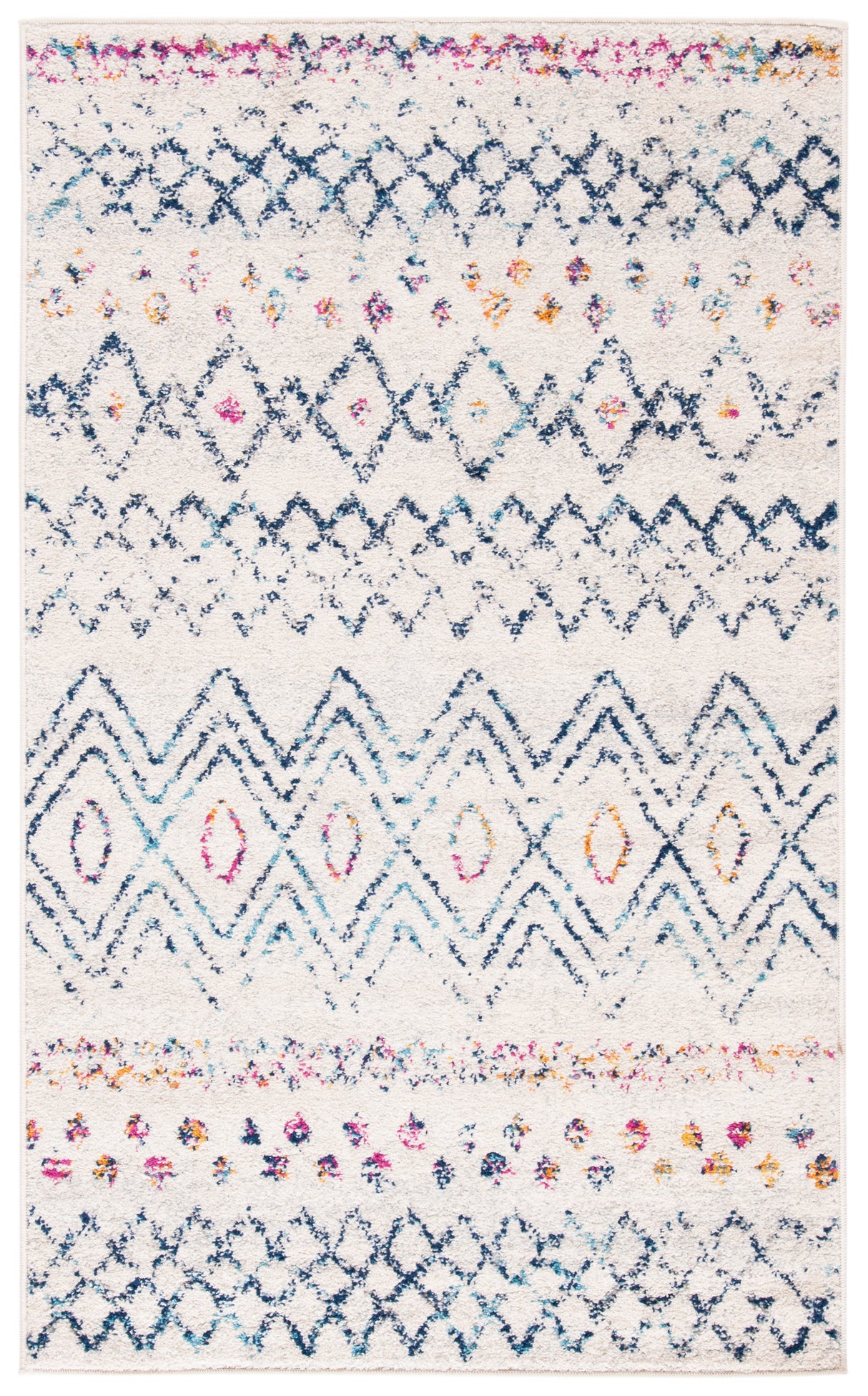 Safavieh Madison Mad798B Ivory/Dark Blue Rug.