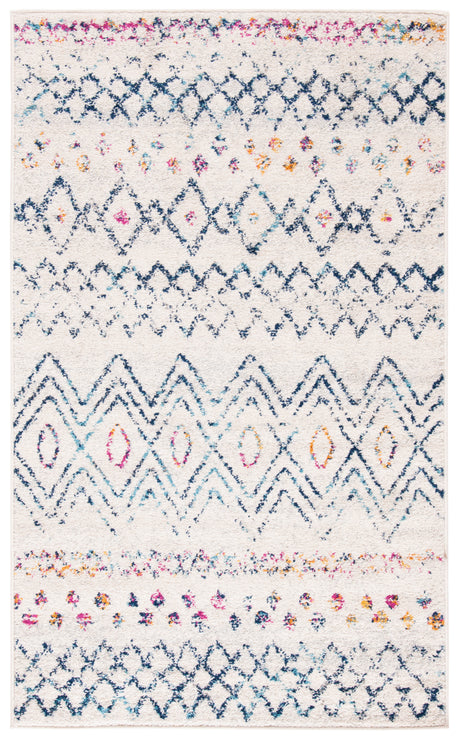Safavieh Madison Mad798B Ivory/Dark Blue Rug.