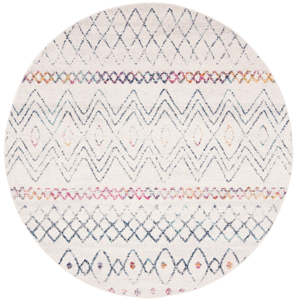 Safavieh Madison Mad798B Ivory/Dark Blue Rug.