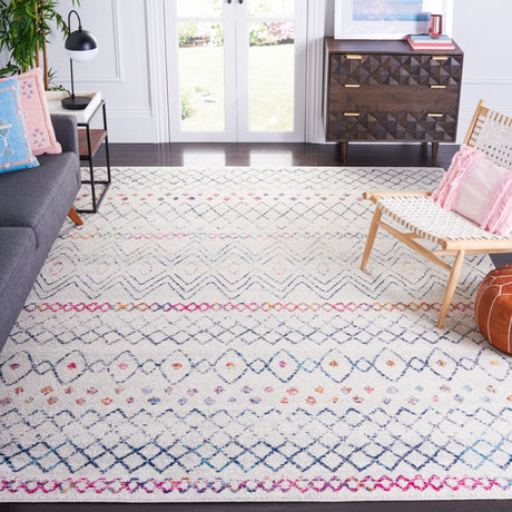 Safavieh Madison Mad798B Ivory/Dark Blue Rug.