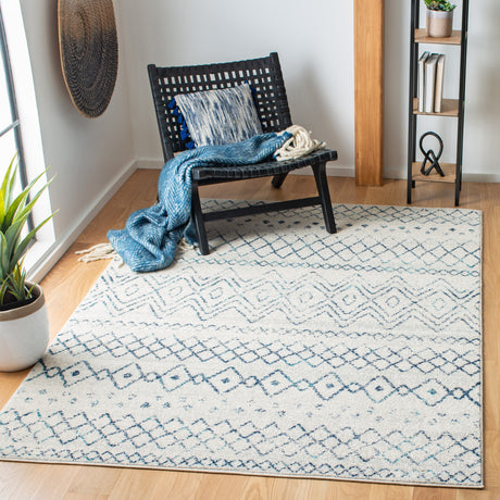 Safavieh Madison Mad798E Ivory/Navy Rug.