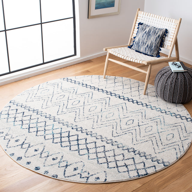 Safavieh Madison Mad798E Ivory/Navy Rug.