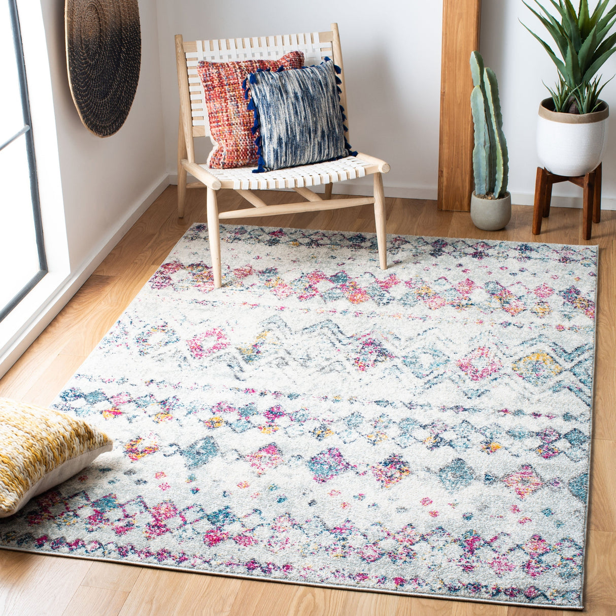 Safavieh Madison Mad798J Grey/Purple Rug.