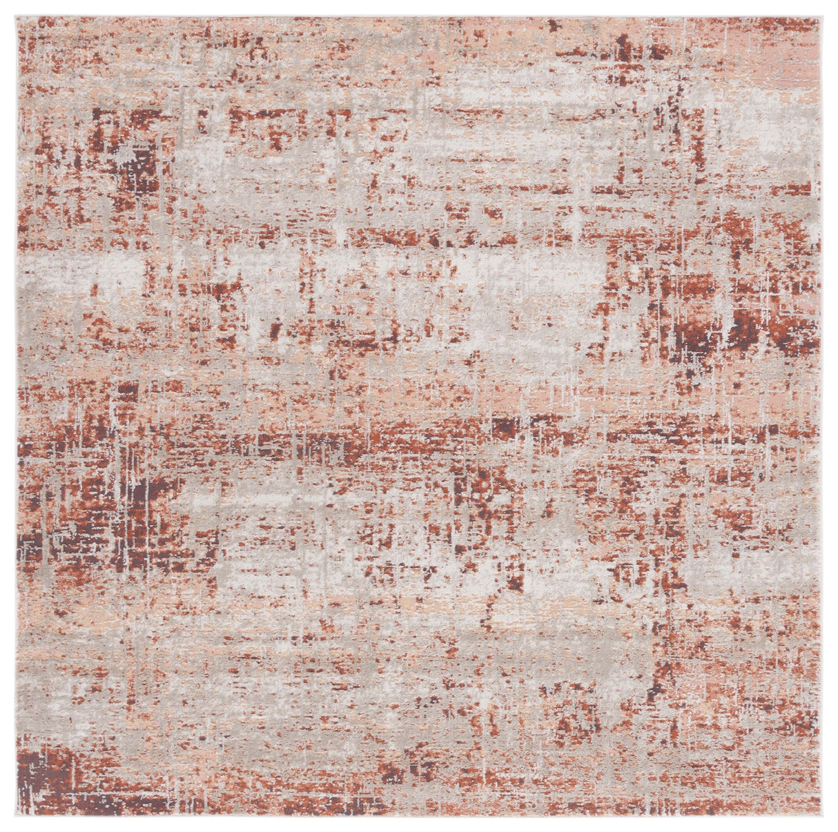 Safavieh Madison Mad819R Rust/Grey Rug.