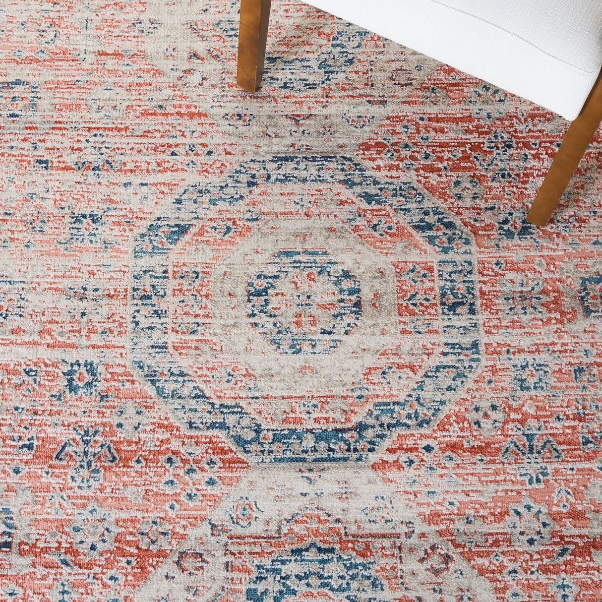 Safavieh Madison Mad821P Rust/Ivory Rug.