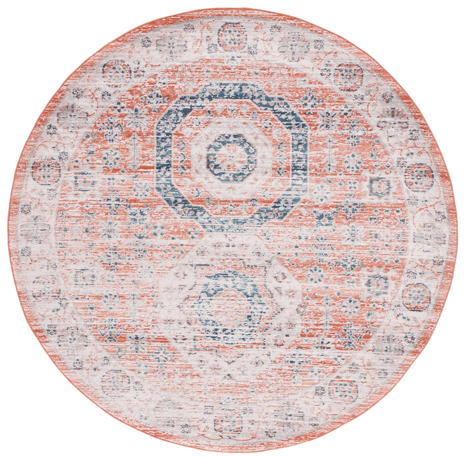 Safavieh Madison Mad821P Rust/Ivory Area Rug