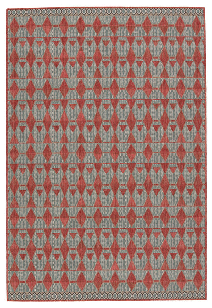 Jaipur Mahaba Maji Mah01 Red/Sea Green Area Rug