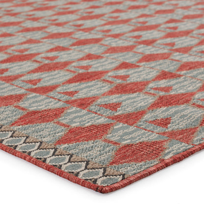 Jaipur Mahaba Maji Mah01 Red/Sea Green Area Rug