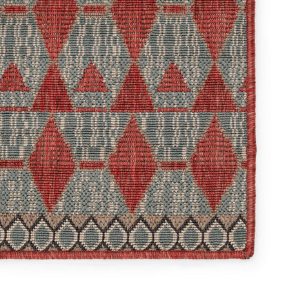 Jaipur Mahaba Maji Mah01 Red/Sea Green Area Rug