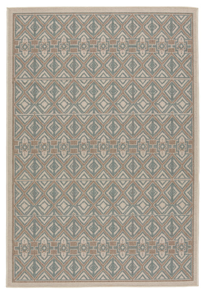 Jaipur Mahaba Hazina Mah03 Sea Green/Beige Area Rug