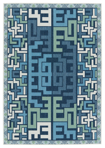 Jaipur Mahaba Arpino Mah11 Blue Area Rug