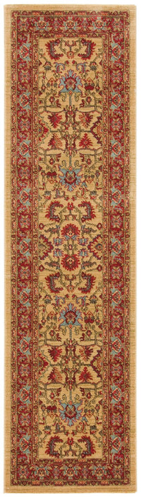 Safavieh Mahal Mah693B Beige/Red Area Rug