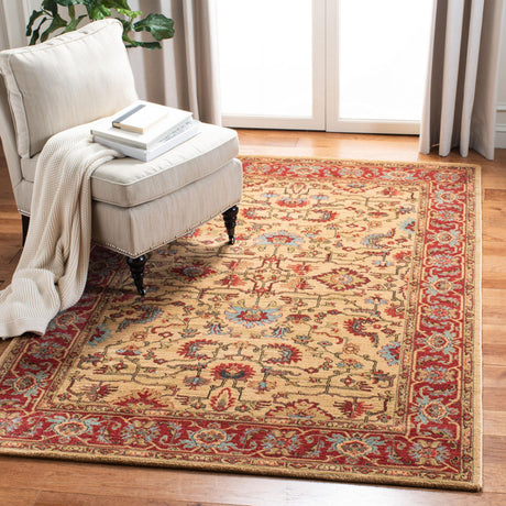 Safavieh Mahal Mah693B Beige/Red Rugs.