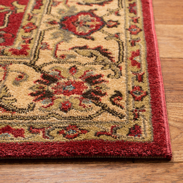 Safavieh Mahal Mah693Q Red/Beige Rugs.