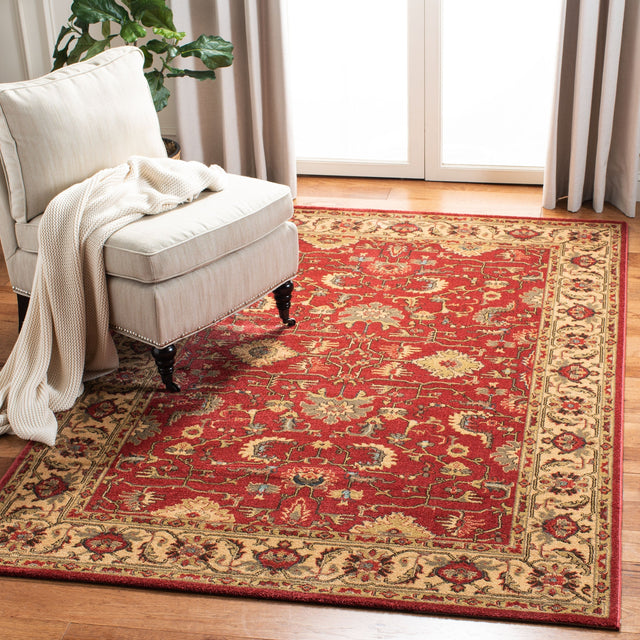 Safavieh Mahal Mah693Q Red/Beige Rugs.