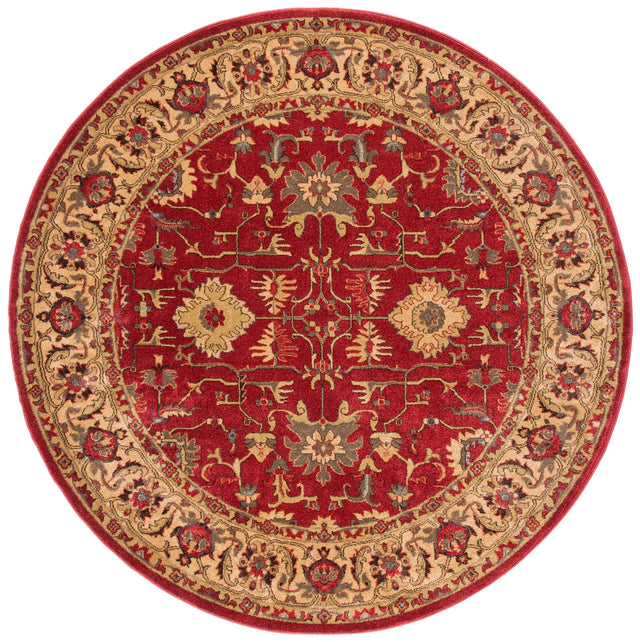 Safavieh Mahal Mah693Q Red/Beige Rugs.