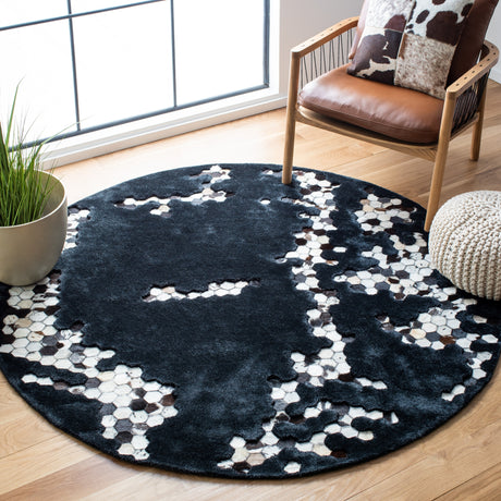 Safavieh Manhattan Man101Z Black Rug.