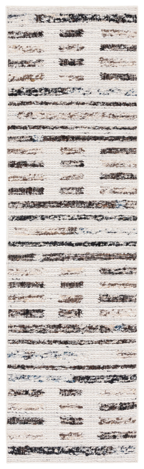 Safavieh Manhattan Man350A Ivory/Dark Brown Rug.