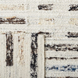 Safavieh Manhattan Man350A Ivory/Dark Brown Rug.