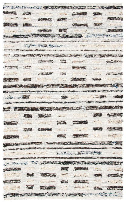 Safavieh Manhattan Man350A Ivory/Dark Brown Area Rug